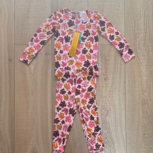 Posh Peanut Kids Pajama Set - Autumn Leaves